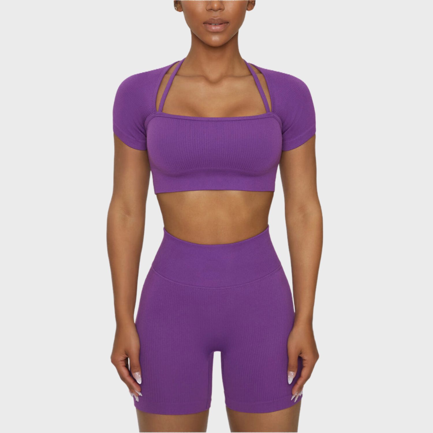 Women Ribbed Gym Clothing Women Ribbed Gym Clothing